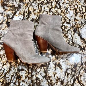 Corso Como gray suede booties